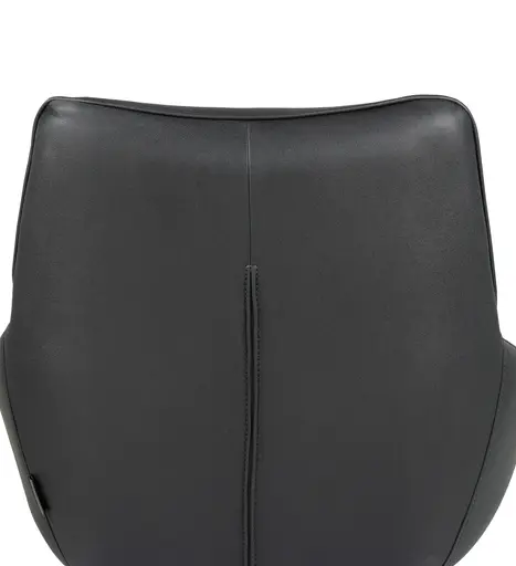 Stuhl MANON - drehbar, Stoff, Schwarz