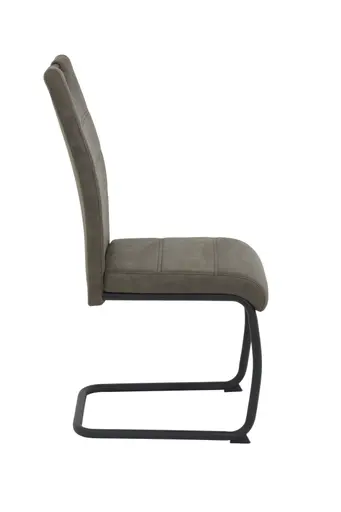 Freischwinger - Microfaser, Vintage Braun