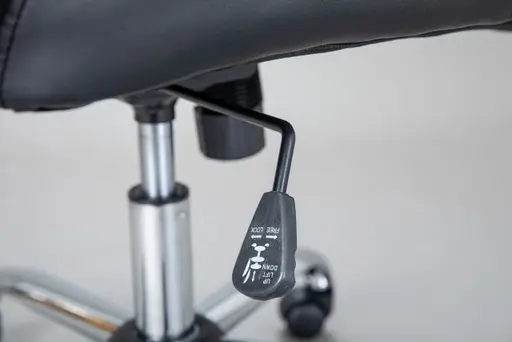 Drehstuhl - drehbar, höhenverstellbar, Stoff, Schwarz