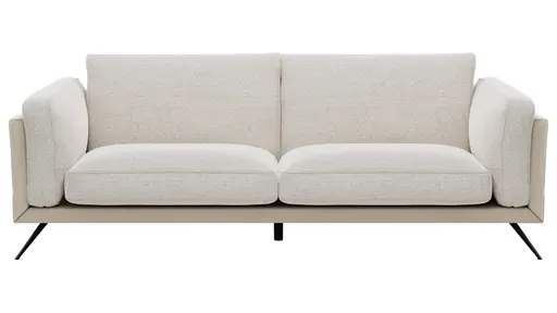 Sofa Valdemoro - 3-Sitzer, Stoff, Creme