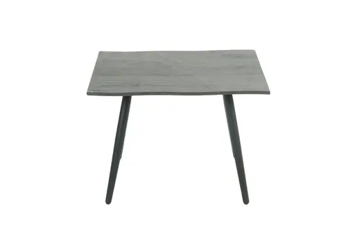 Couchtisch - LB ca. 60x60 cm, Grau, Schwarz, Baumkante