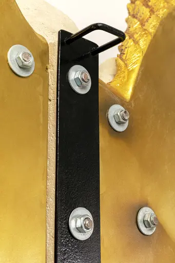 Wandobjekt- Engel, Weiß, Gold