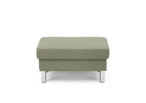Hocker COOL - BL. ca. 70x70, mit Stauraum, Stoff, Hellgrün