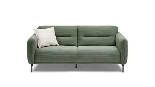 Sofa - 2-Sitzer, Stoff, Grün