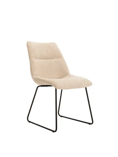 Stuhl Maluhia - Stoff, Beige