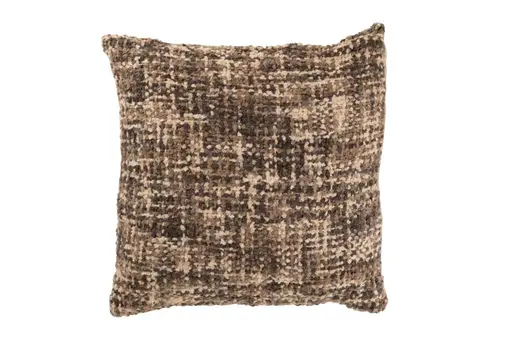 Deko-Kissen - BL ca. 45x45 cm, Braun/Beige