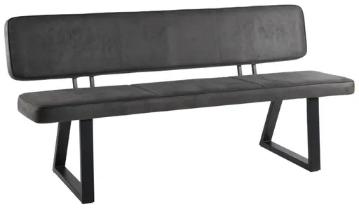 Bank - Microfaser, Anthrazit