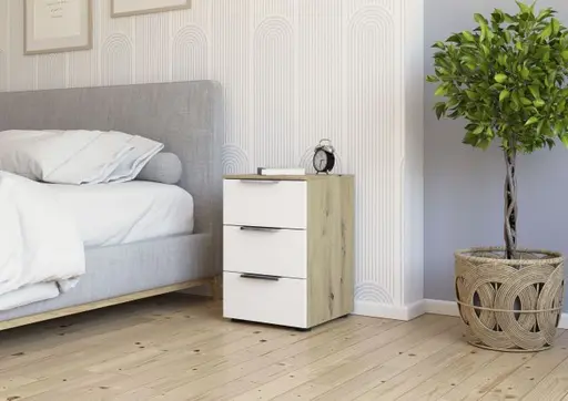 Nako RIPP- Eiche Dekor, Weiß