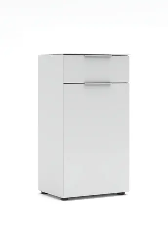 Schuhschrank - B ca. 53 cm, Weiß