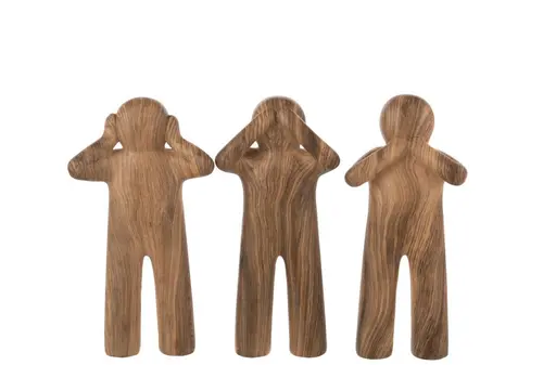 Deko-Figur - LBH ca. 15,5x7x29,5 cm, Braun