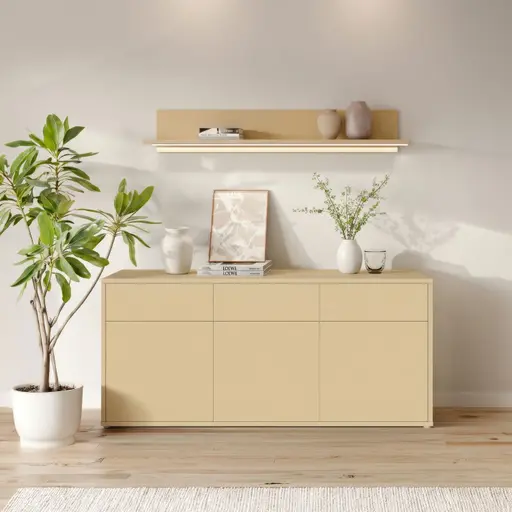 Sideboard FAID- B ca. 184 cm, Gelb