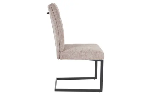 Freischwinger MAGGIE - Stoff, Kaffee