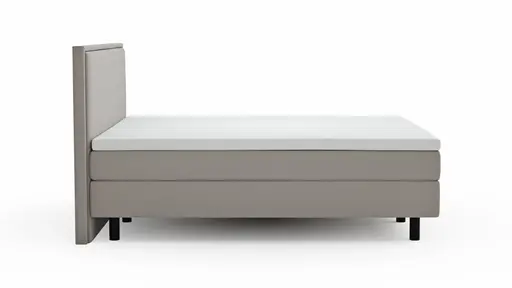 Boxspringbett Valencia - Liegefläche ca. 180x200 cm, Stoff, Mauve