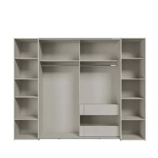  Schwebe-/Drehtürenschrank FAHDA- B ca. 270 cm, Sand