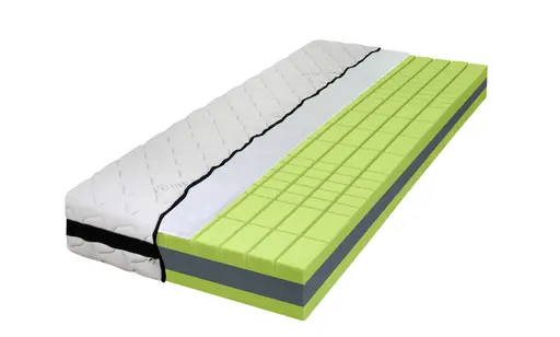 7 Zonen-Kaltschaum-Matratze- Liegefläche ca. 90x200 cm, Extra fest