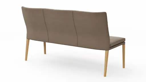 Polsterbank Tuma - Breite ca. 175 cm, Leder, Sand