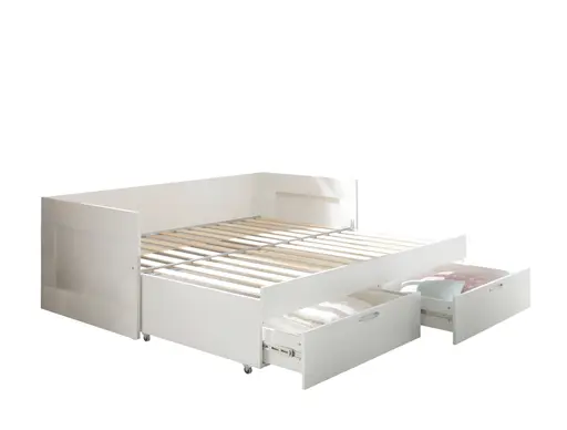 Funktionsbett- Liegefläche ca. 90x200 cm, Weiß