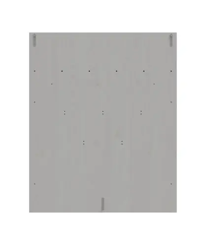 Garderobenpaneel FELLIAN- B ca. 87 cm, Weiß, Eiche Dekor