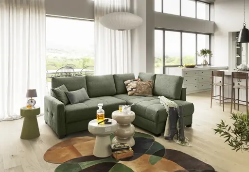 Beistelltisch - Ø/H ca. 36x46 cm, Creme