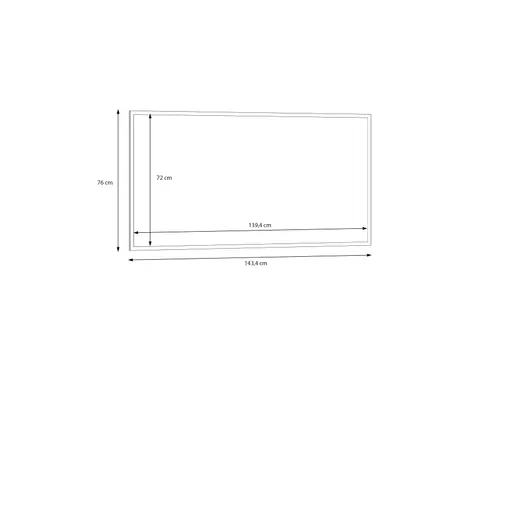 Wandspiegel FAID- Rahmen, Sand