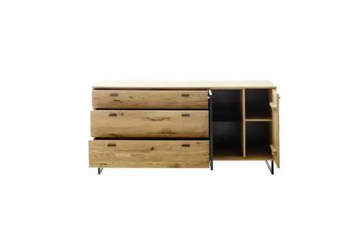 Sideboard - Wildeiche teilmassiv
