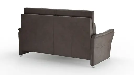 Sofa Arima  H - 2,5-Sitzer inkl. Sitzvorzug (motorisch) und Armlehnen verstellbar, Stoff, Dunkelbraun