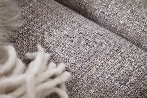 Sofa Hudson - 3-Sitzer inkl. Relaxfunktion (motorisch) und Kopfteil/Armlehnen verstellbar, Stoff, Hellgrau