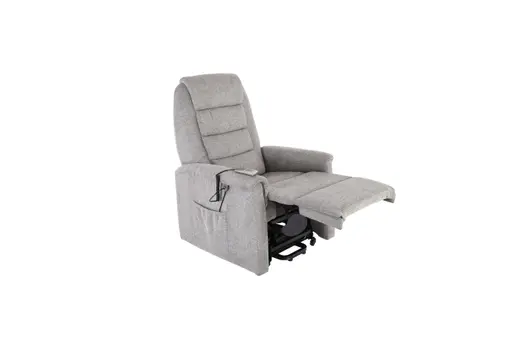 TV-Sessel MYRON - Aufstehhilfe, Relaxfunktion, Stoff, Grau