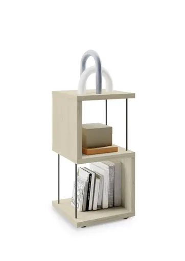 Regal - B ca. 33 cm, Eiche sägerau