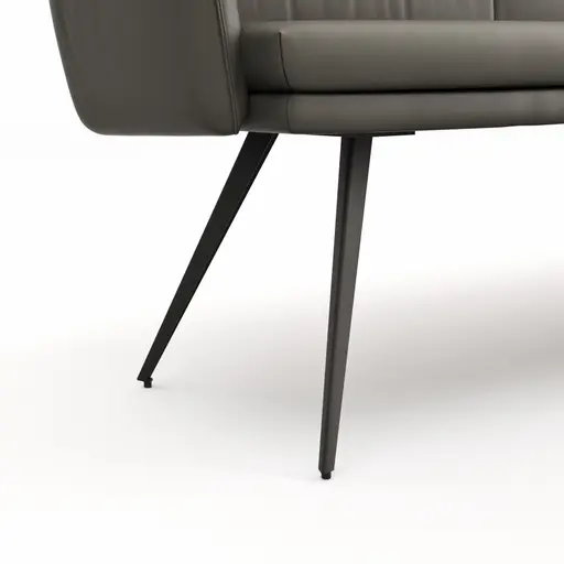 Bank Coscino - 3,5-Sitzer, inklusive Armlehnen, Leder, Schlamm