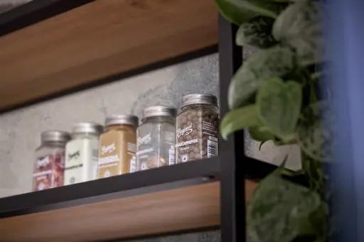 Küchenzeile 51.210 GL 2 525, tiefblau matt