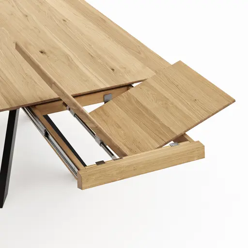 Esstisch Talara Lola - ausziehbar, LB ca. 220x100 cm, Wildeiche Bianco