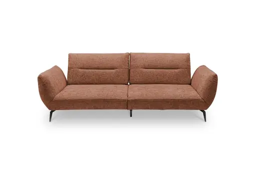 Megasofa PAYTON - 3-Sitzer, Stoff, Orange