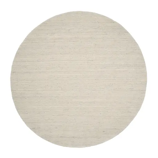 Teppich - Ø ca. 250 cm, Grau-Natur