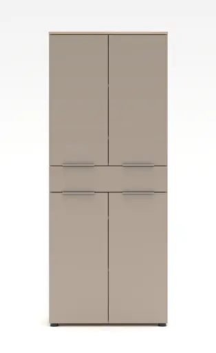 Büroschrank - B ca. 80 cm, Riva Eiche Nachbildung, Kaschmir