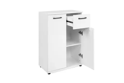Kommode- B ca. 60 cm, Weiß, Hochglanz