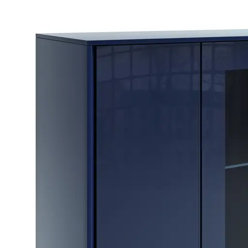 Highboard Parano - Lack, Helles Royalblau