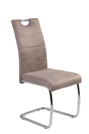 Freischwinger - Stoff, Beige