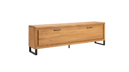 Lowboard Farmingdale light - Eiche massiv, natur geölt