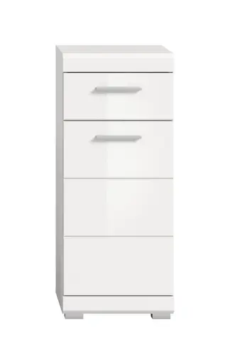 Badblock - 5-teilig, Weiß, Weiß Hochglanz