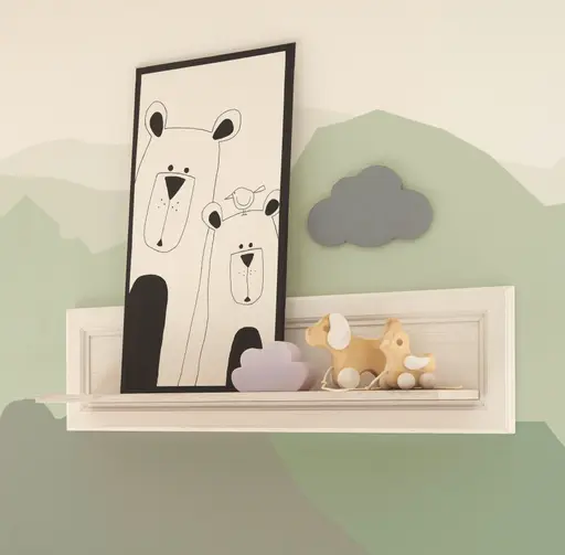 Wandboard - B ca. 100 cm, Pinie Dekor