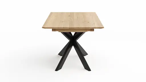 Esstisch Talara Lola - beidseitig ausziehbar, LB ca. 180x90cm, Wildeiche Bianco