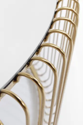 Couchtisch- 2-er Set, Messing, Pulverbeschichtet, Goldfarben, Glas