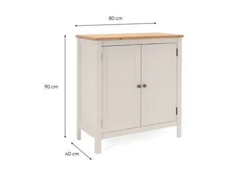 Kommode- B ca. 80 cm, Cahmpagner, Eiche Dekor