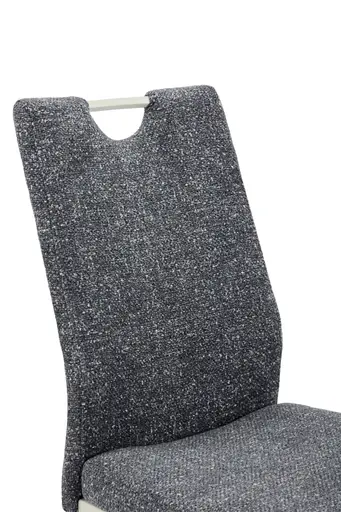 Freischwinger - Stoff, Dunkelgrau