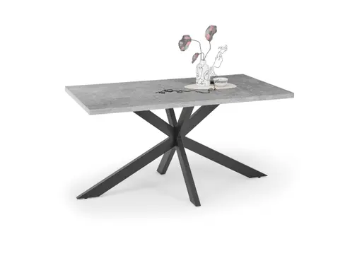 Esstisch - LB ca. 160x90 cm, Graphit, Schwarz