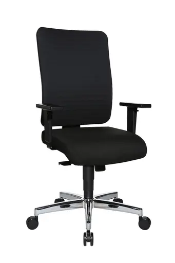 Bürodrehstuhl Ergo Work 260 - Stoff, Schwarz