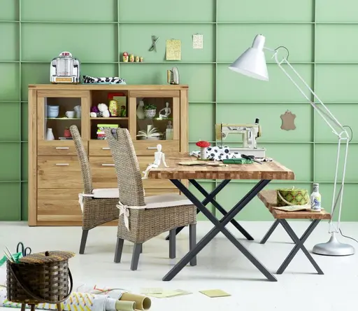 Highboard - Wildeiche teilmassiv, geölt