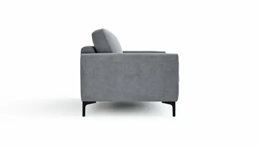Sofa Oviedo - 3-Sitzer, Stoff, Grau