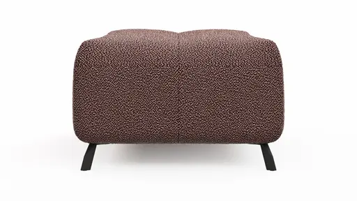 Hocker Comodo - Stoff, Pfirsich